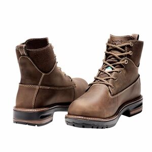 Timberland Pro Women’s Aluminum Toe Work Boots Brown Size 8